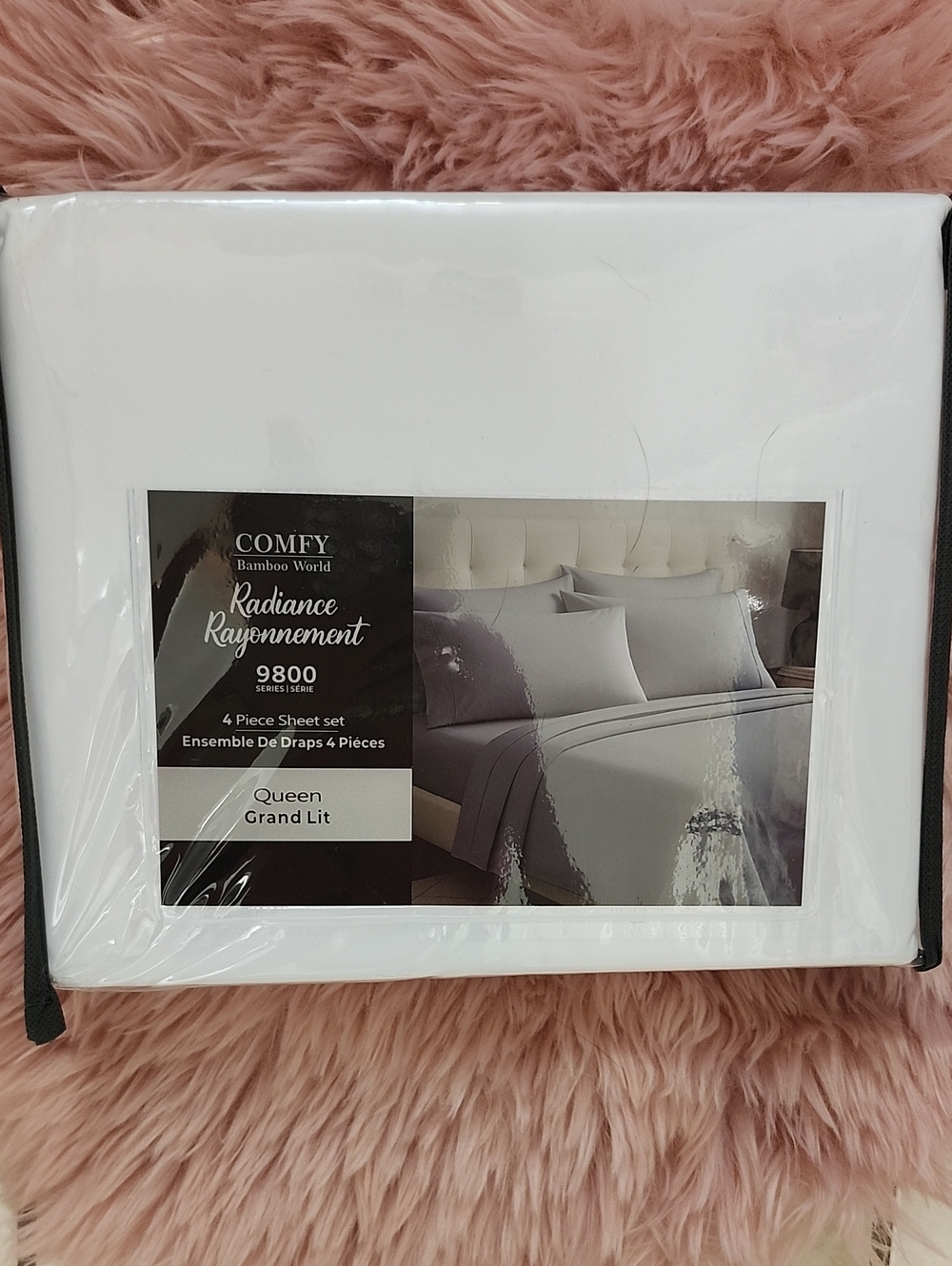 Brand New COMFY BAMBOO WORLD RADIANCE 4PC SHEET SET-QUEEN
